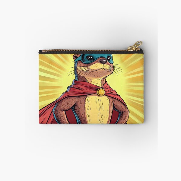 Item preview, Superhero Otter designed and sold by NicolasGlowArt.