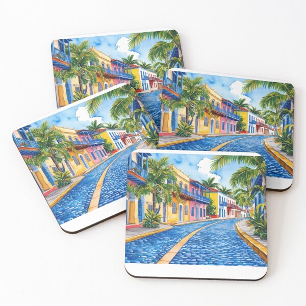 Item preview, San Juan – Colonial Streets and Colorful Houses designed and sold by StormArte.