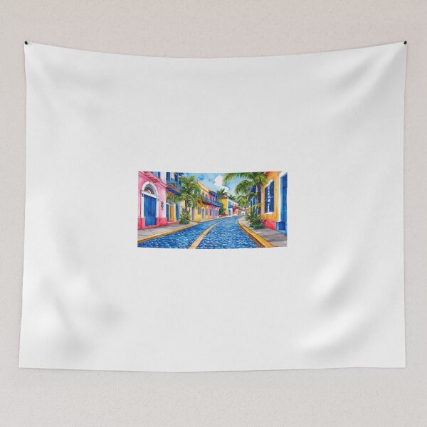 Item preview, San Juan – Colonial Streets and Colorful Houses designed and sold by StormArte.