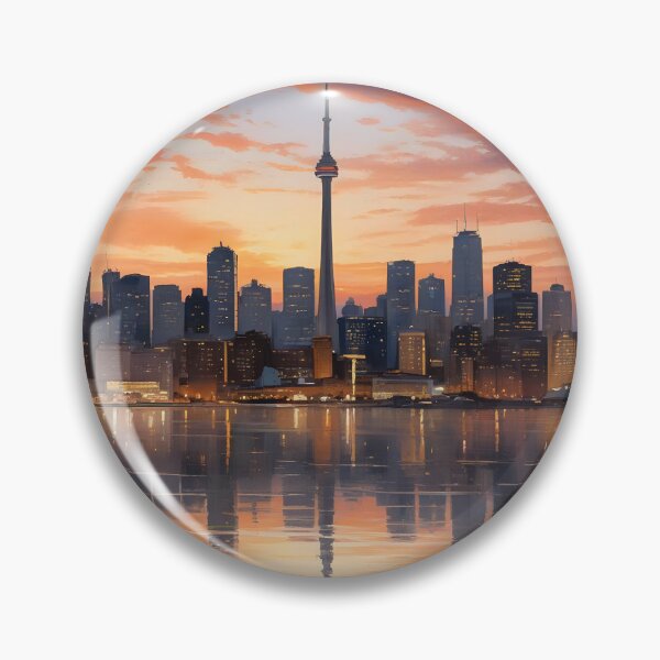 Item preview, Toronto, Canada: Iconic CN Tower and Financial District Skyline designed and sold by LSVart.