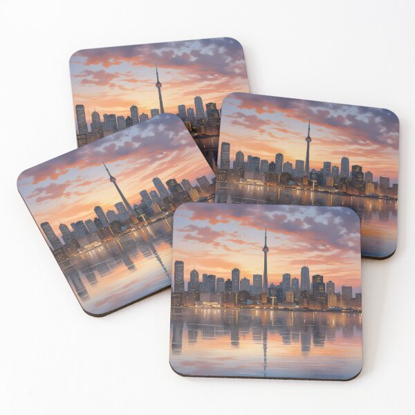 Item preview, Toronto, Canada: Iconic CN Tower and Financial District Skyline designed and sold by LSVart.