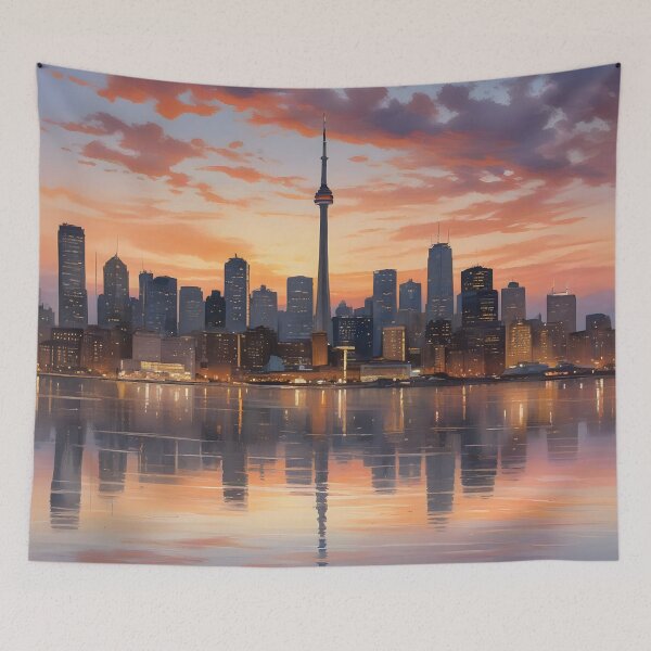 Item preview, Toronto, Canada: Iconic CN Tower and Financial District Skyline designed and sold by LSVart.