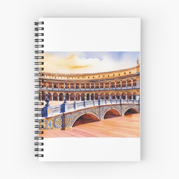Item preview, Seville – Plaza de España and its emblematic architecture designed and sold by StormArte.