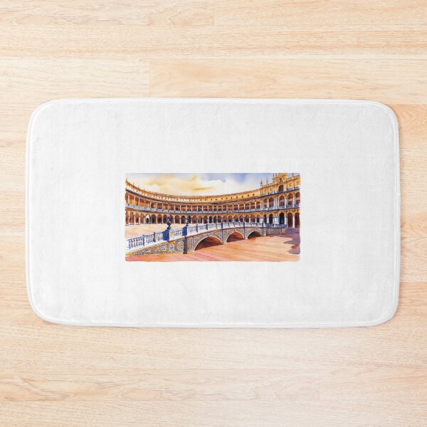 Item preview, Seville – Plaza de España and its emblematic architecture designed and sold by StormArte.