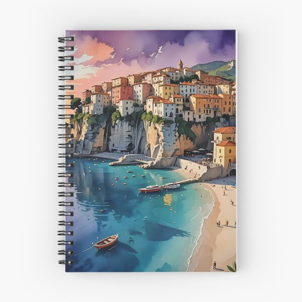 Item preview, Tropea, Calabria: Sunset Over the Tyrrhenian Sea designed and sold by LSVart.