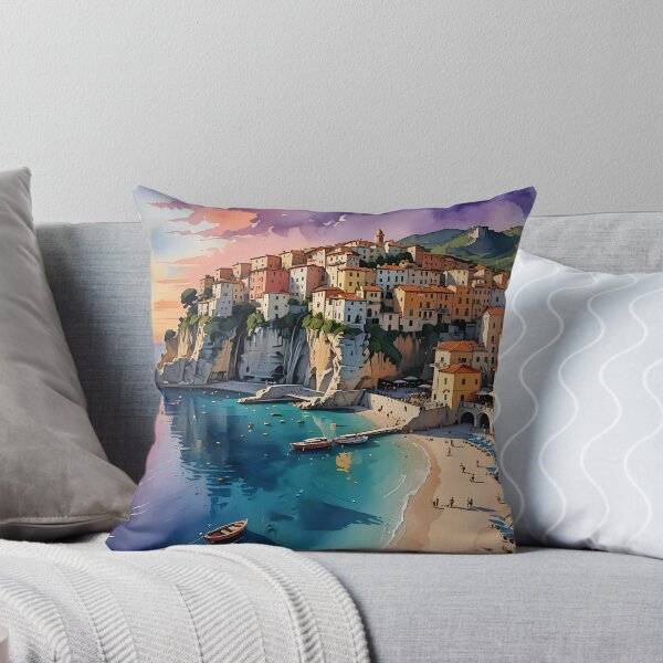 Item preview, Tropea, Calabria: Sunset Over the Tyrrhenian Sea designed and sold by LSVart.