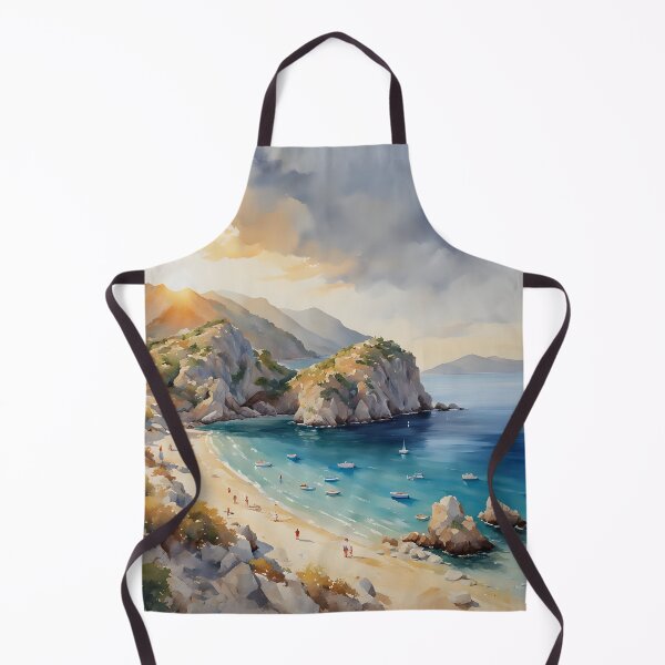 Item preview, Tsigrado Beach: Sunset Cove in Greece designed and sold by LSVart.