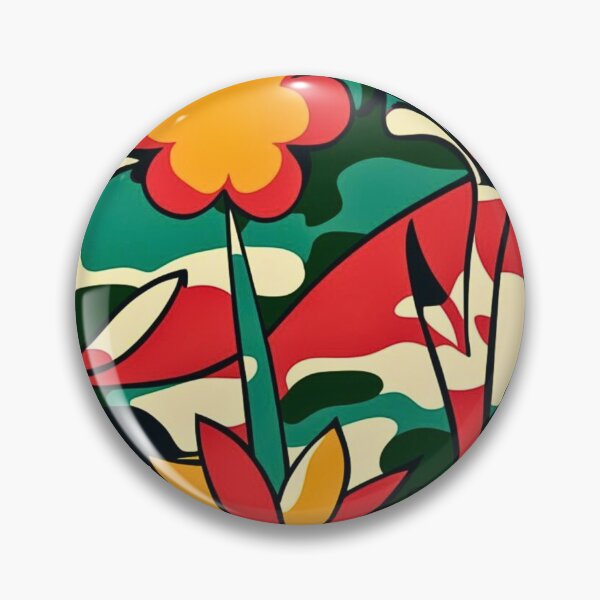 Item preview, Floral Camouflage Pattern with Organic Shapes designed and sold by CamouflageLab.