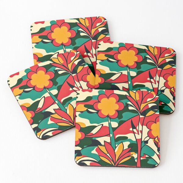 Item preview, Floral Camouflage Pattern with Organic Shapes designed and sold by CamouflageLab.
