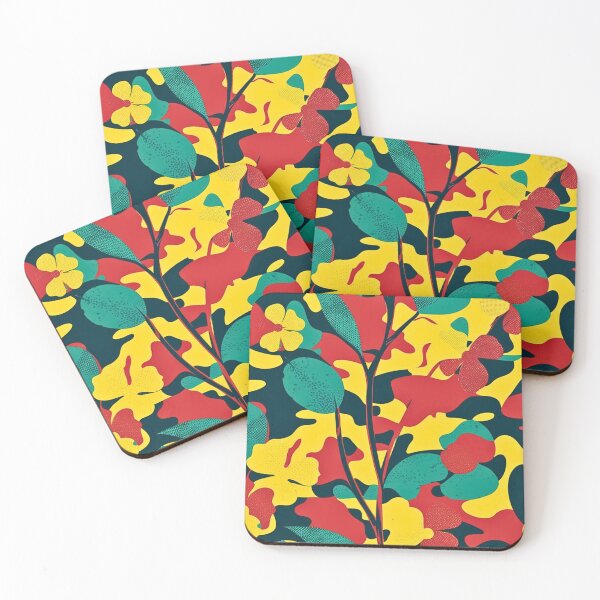 Item preview, Camo Flower Pattern Vibrant Floral Theme designed and sold by CamouflageLab.