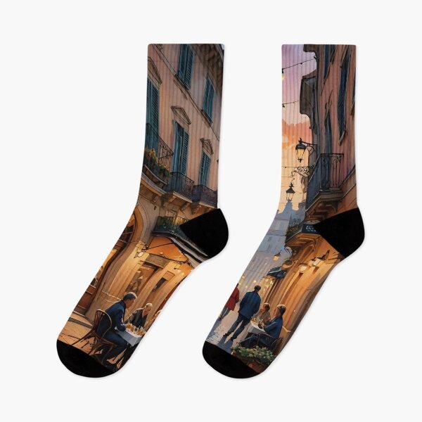 Item preview, Turin Café: Sunset Reflections designed and sold by LSVart.
