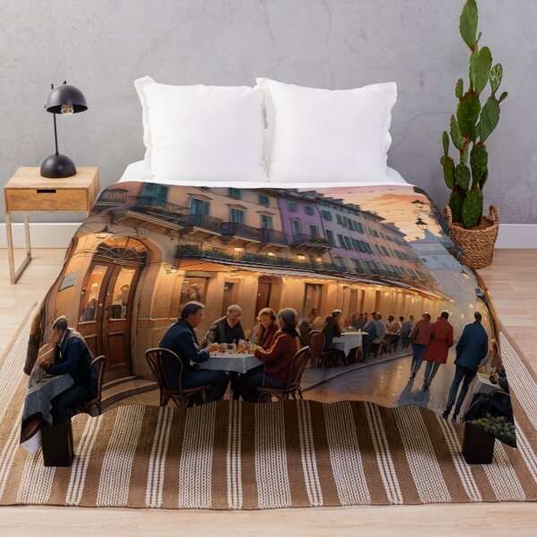 Item preview, Turin Café: Sunset Reflections designed and sold by LSVart.