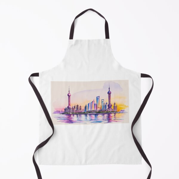 Item preview, Shanghai – Skyline and Reflections of the City designed and sold by StormArte.