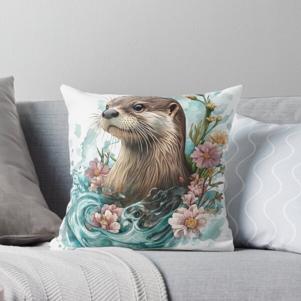 Item preview, Otter Watercolor Design designed and sold by NicolasGlowArt.
