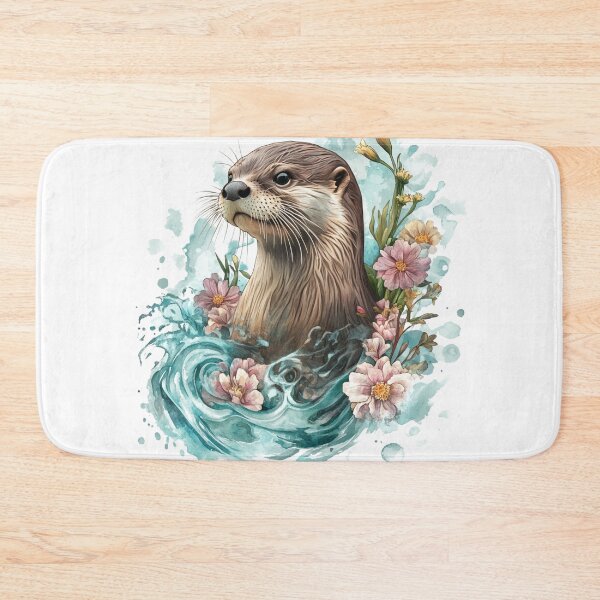 Item preview, Otter Watercolor Design designed and sold by NicolasGlowArt.