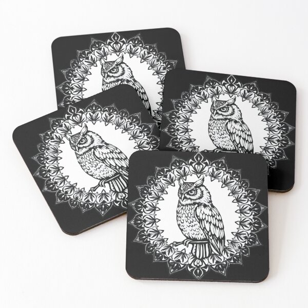 Item preview, Mandala Owl designed and sold by Getup-clothing.
