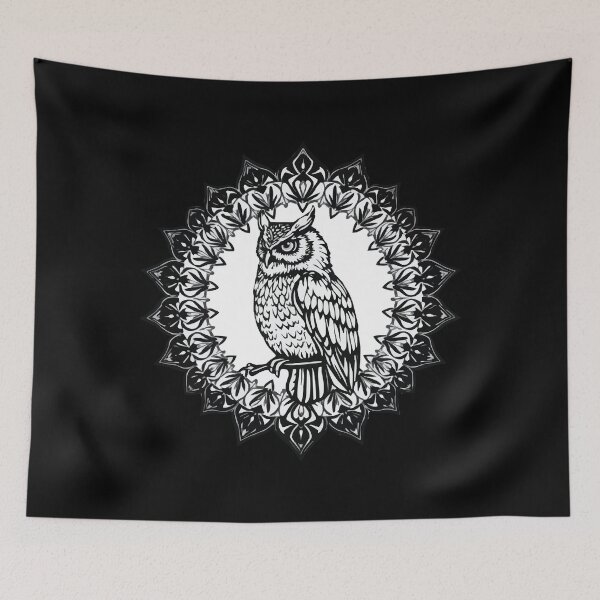 Item preview, Mandala Owl designed and sold by Getup-clothing.