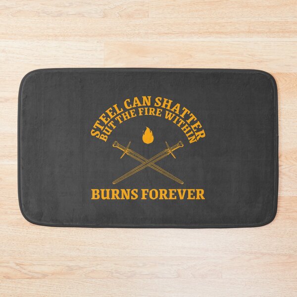 Item preview, Steel Can Shatter, But the Fire Within Burns Forever – Warrior Spirit Design designed and sold by Marny Design.