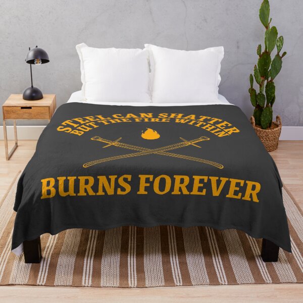 Item preview, Steel Can Shatter, But the Fire Within Burns Forever – Warrior Spirit Design designed and sold by Marny Design.