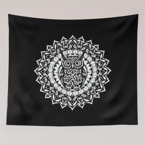 Item preview, Mandala Owl designed and sold by Getup-clothing.