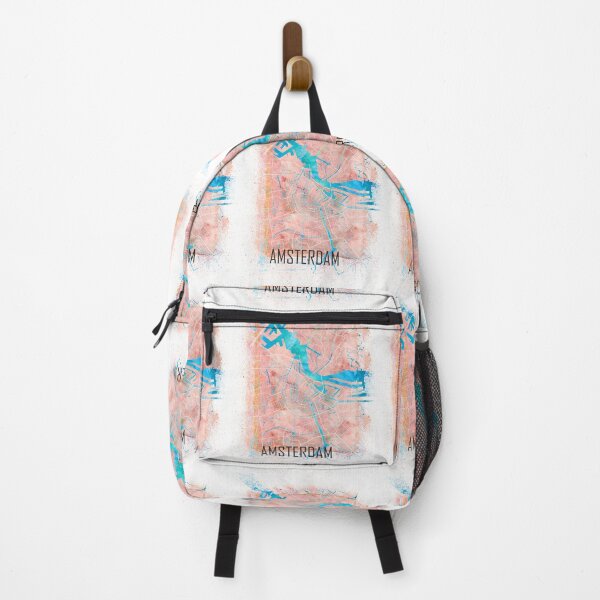 Item preview, Amsterdam Travel Map with Main Roads designed and sold by artshop77.