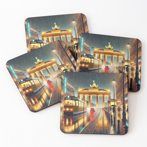Item preview, Berlin Nights: Brandenburg Gate Illuminated designed and sold by Wesira.