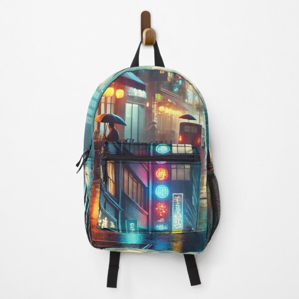 Item preview, Neon Rain: City Reflections designed and sold by Wesira.