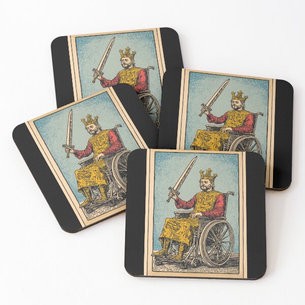 Item preview, Ace of swords wheelchair tarot designed and sold by MendaciousMina.