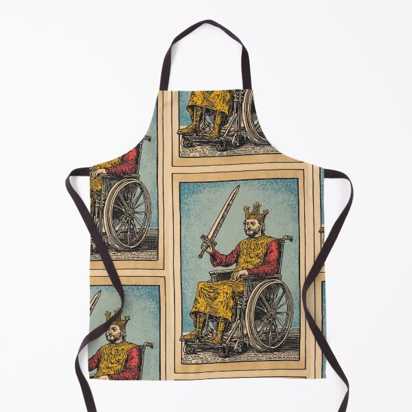 Item preview, Ace of swords wheelchair tarot designed and sold by MendaciousMina.