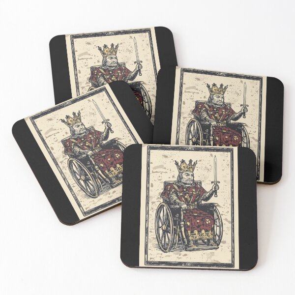 Item preview, Ace of swords wheelchair tarot designed and sold by MendaciousMina.