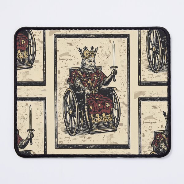 Item preview, Ace of swords wheelchair tarot designed and sold by MendaciousMina.