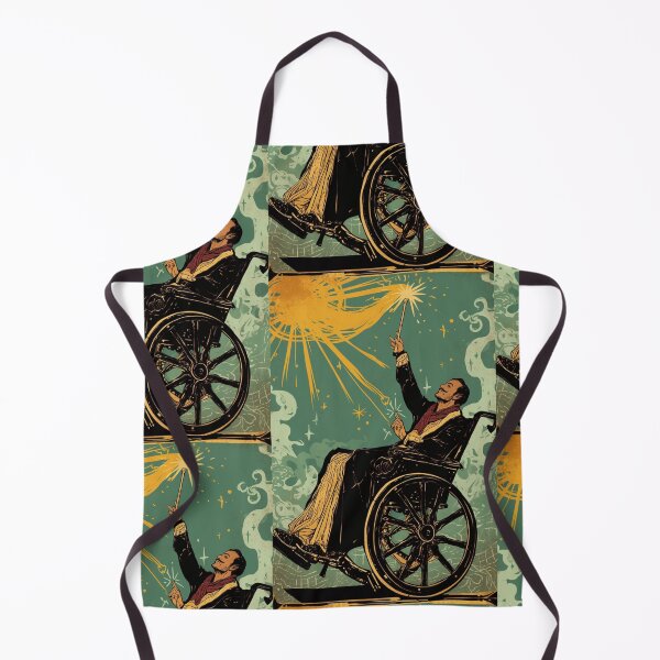 Item preview, Ace of wands wheelchair tarot designed and sold by MendaciousMina.