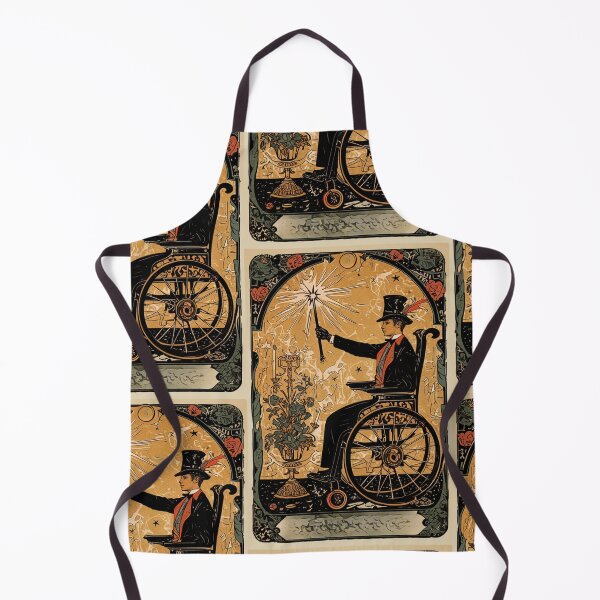 Item preview, Ace of wands wheelchair tarot designed and sold by MendaciousMina.