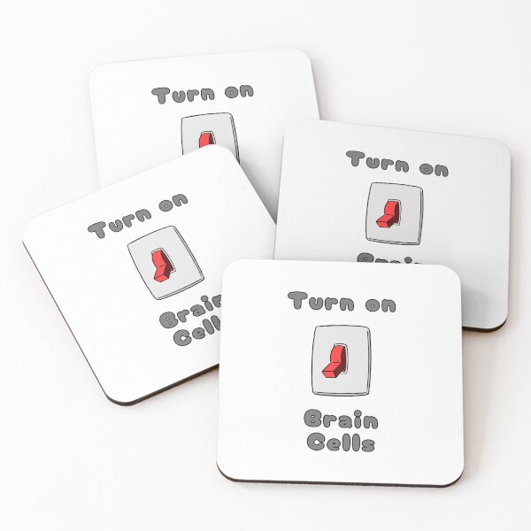 Item preview, Turn On Brain Cells, with Red Switch, Funny, Humorous  designed and sold by AASparksDesigns.