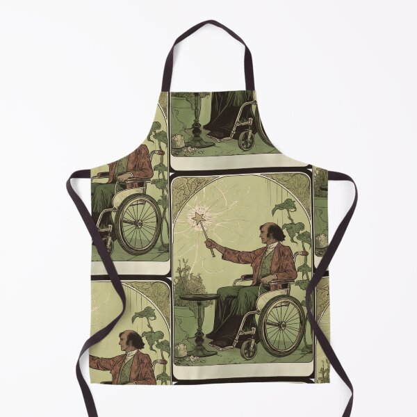 Item preview, Ace of wands wheelchair tarot designed and sold by MendaciousMina.