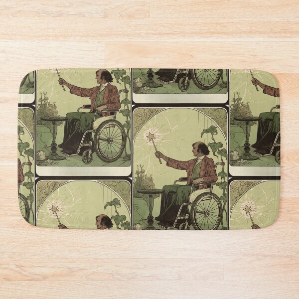 Item preview, Ace of wands wheelchair tarot designed and sold by MendaciousMina.