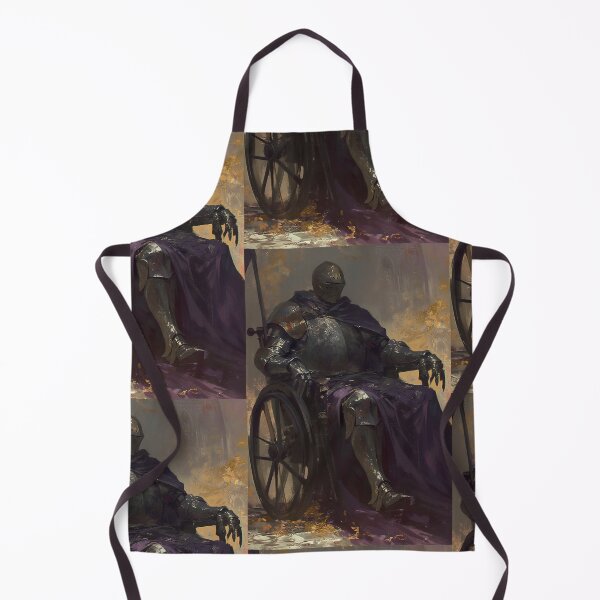 Item preview, Black knight in a wheelchair  designed and sold by MendaciousMina.