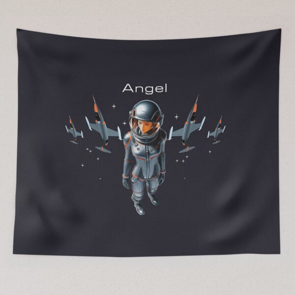 Item preview, jet fighter angel designed and sold by technotic.