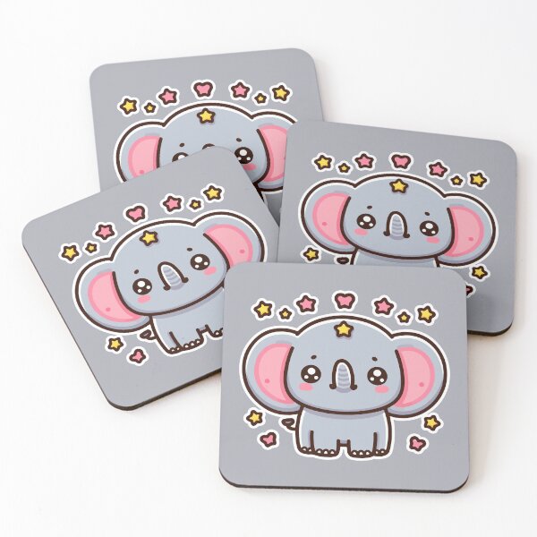 Item preview, Kawaii Cute Elephant 2 | Pet And Animals For Women And Men T-Shirt designed and sold by panchiTWO.