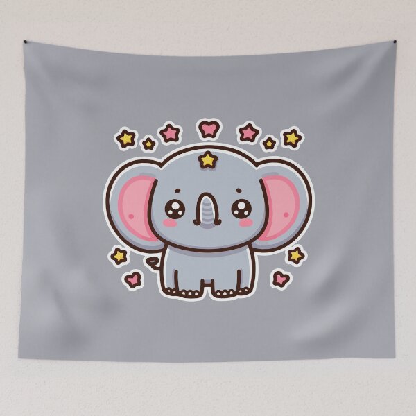 Item preview, Kawaii Cute Elephant 2 | Pet And Animals For Women And Men T-Shirt designed and sold by panchiTWO.