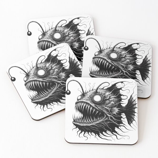 Item preview, Anglerfish Deep Sea Nightmare designed and sold by Merch Mann.