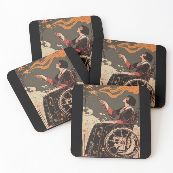 Item preview, Queen of wands wheelchair tarot designed and sold by MendaciousMina.
