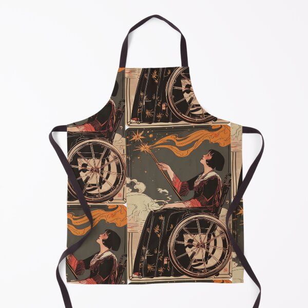 Item preview, Queen of wands wheelchair tarot designed and sold by MendaciousMina.