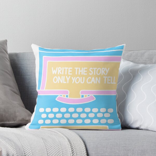 Item preview, Cute typewriter with motivational quote for beginner author writer  designed and sold by TheHellSong.
