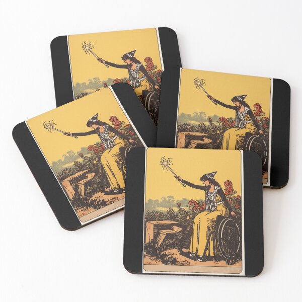 Item preview, Queen of wands wheelchair tarot designed and sold by MendaciousMina.