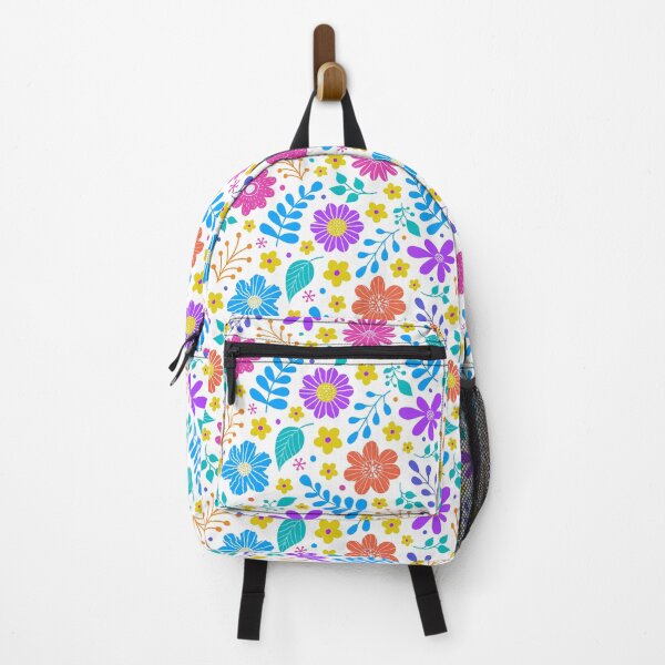 Item preview, Vibrant Floral Pattern - Colorful Flowers on White designed and sold by DecoVibe.