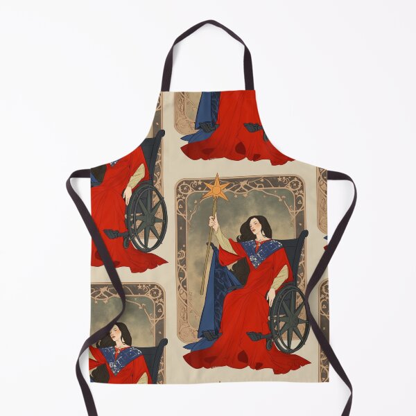 Item preview, Queen of wands wheelchair tarot designed and sold by MendaciousMina.