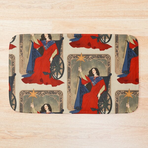 Item preview, Queen of wands wheelchair tarot designed and sold by MendaciousMina.