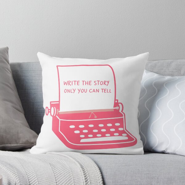 Item preview, Cute typewriter with motivational quote for beginner author writer  designed and sold by TheHellSong.