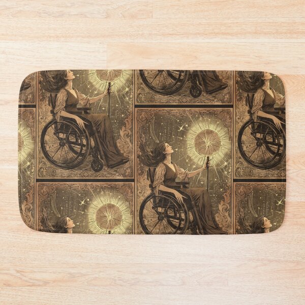 Item preview, Queen of wands wheelchair tarot designed and sold by MendaciousMina.